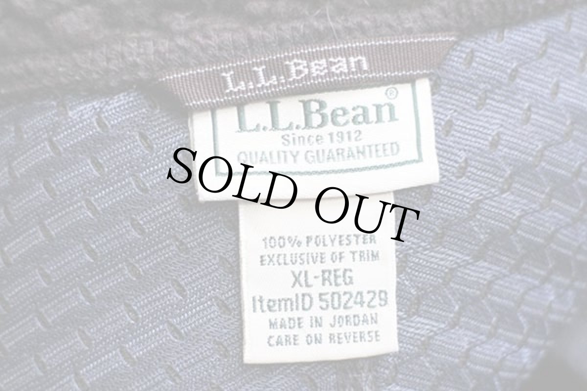 画像4: L.L.Bean マウンテン パイル フリースベスト チョコレート XL-R (4)