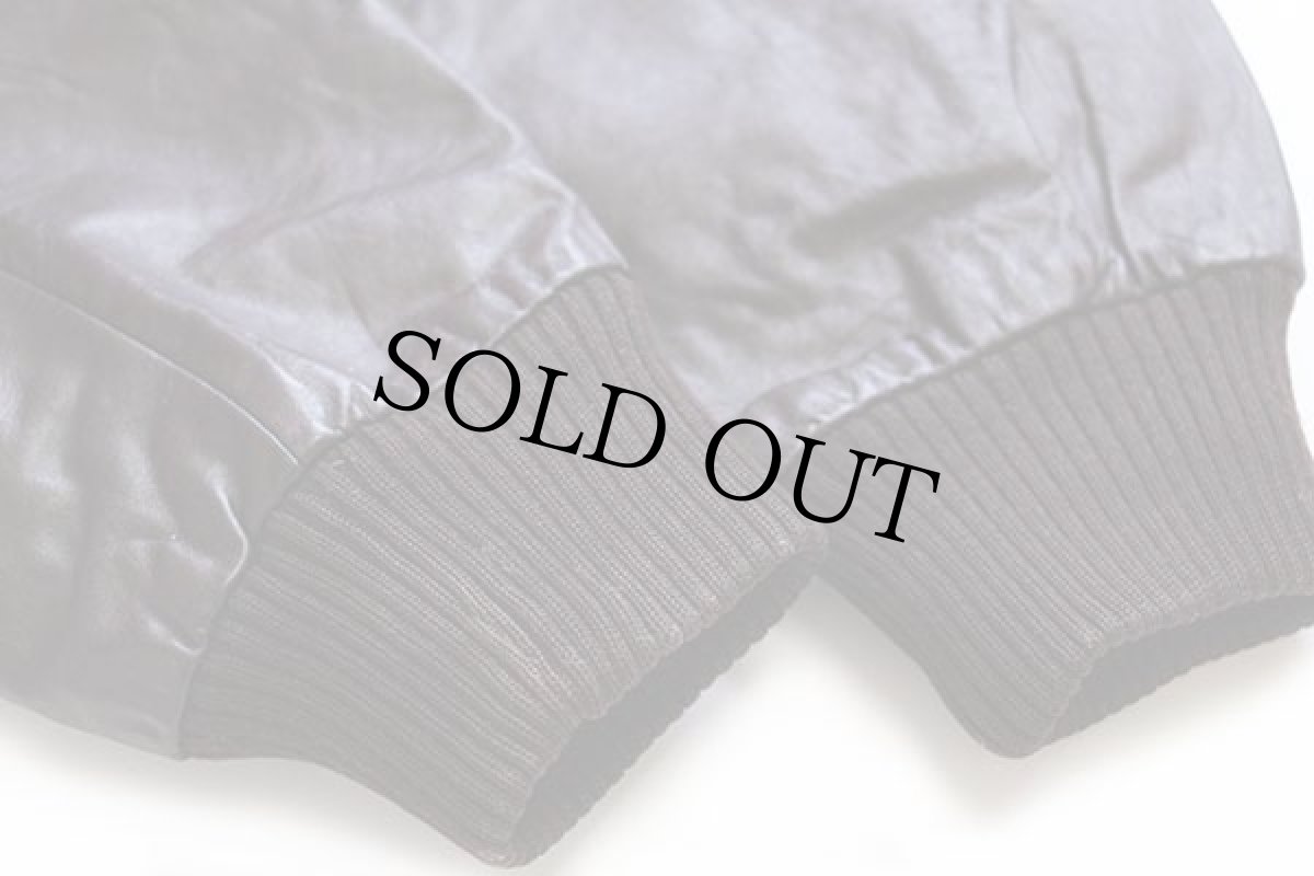 画像6: 80s MEMBERS ONLYメンバーズオンリー スタンドカラー シングルライダース レザージャケット 焦げ赤茶 42 (6)