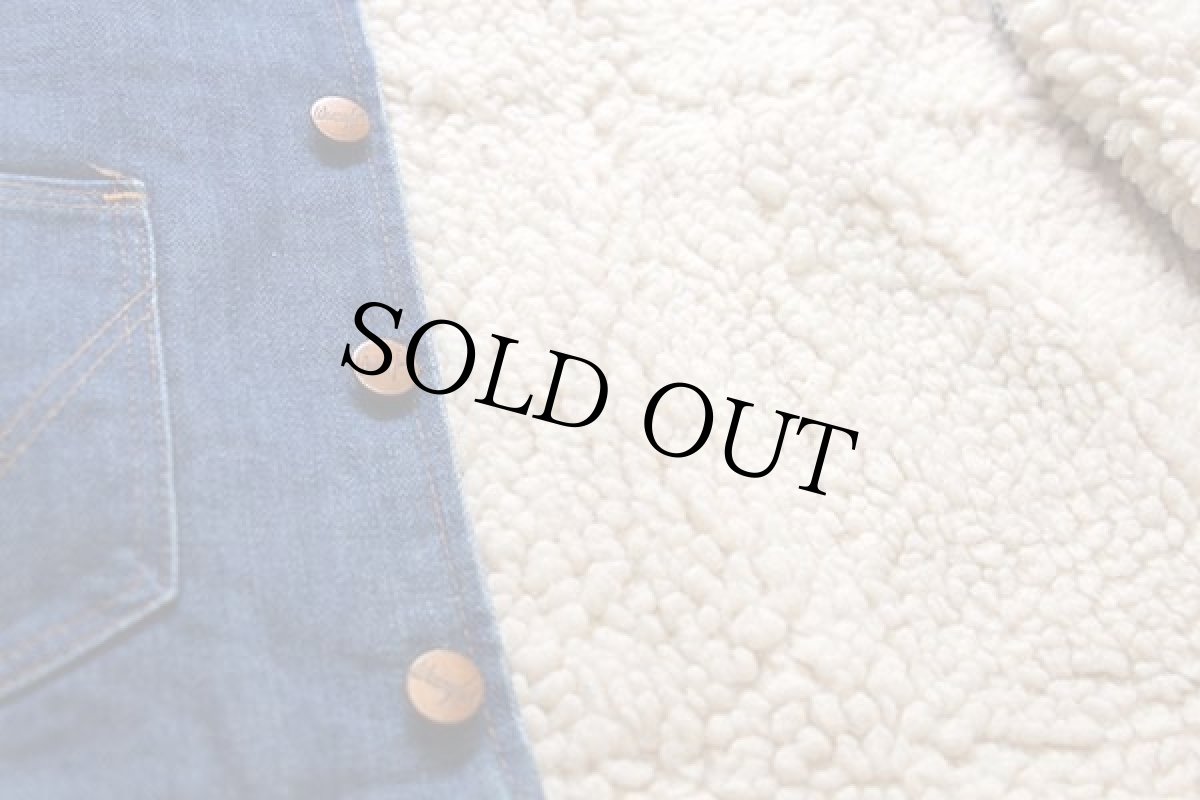 画像5: 70s USA製 Wranglerラングラー VL200NV ボアライナー デニムベスト L (5)