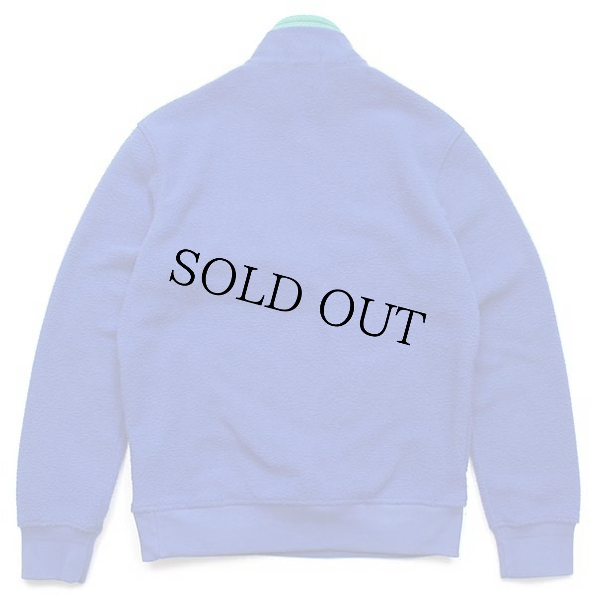 画像2: ポロ ラルフローレン ハーフジップ プルオーバー フリース 青×緑 M (2)