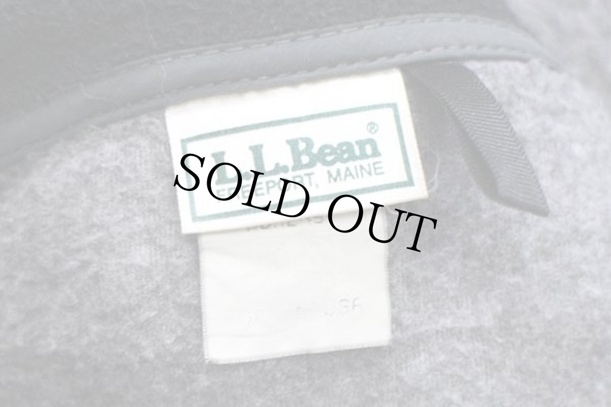 画像4: 90s USA製 L.L.Bean パイル フリースジャケット グレー (4)