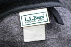 画像4: 90s USA製 L.L.Bean パイル フリースジャケット グレー (4)