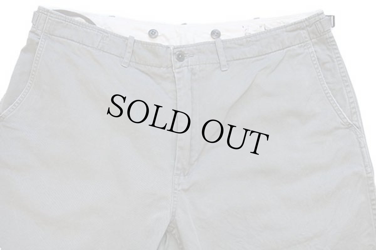 画像4: 90s ポロ ラルフローレン ビンテージ加工 コットン チノパン グレー w38 L32★217 (4)