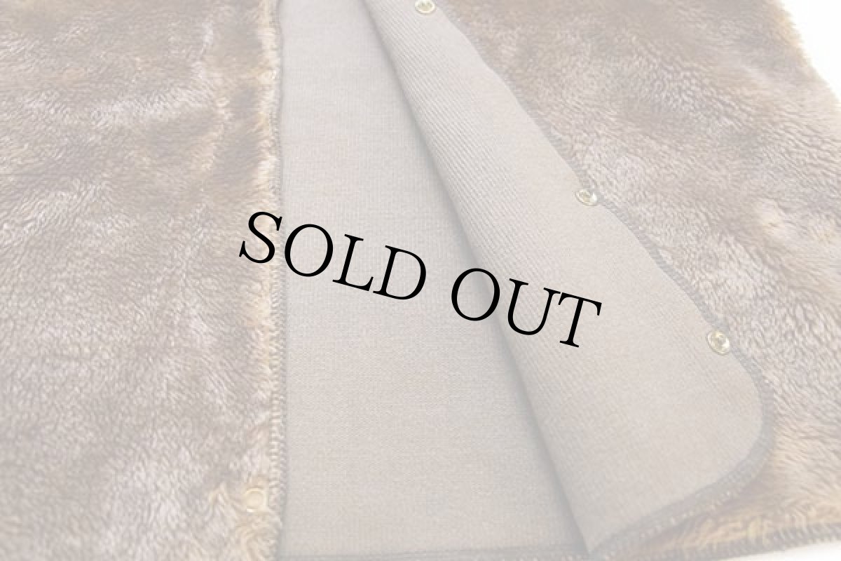 画像6: 90s 英国製 Barbourバブアー A297 パイルライナー ボア ベスト ブラウン C38★30 (6)