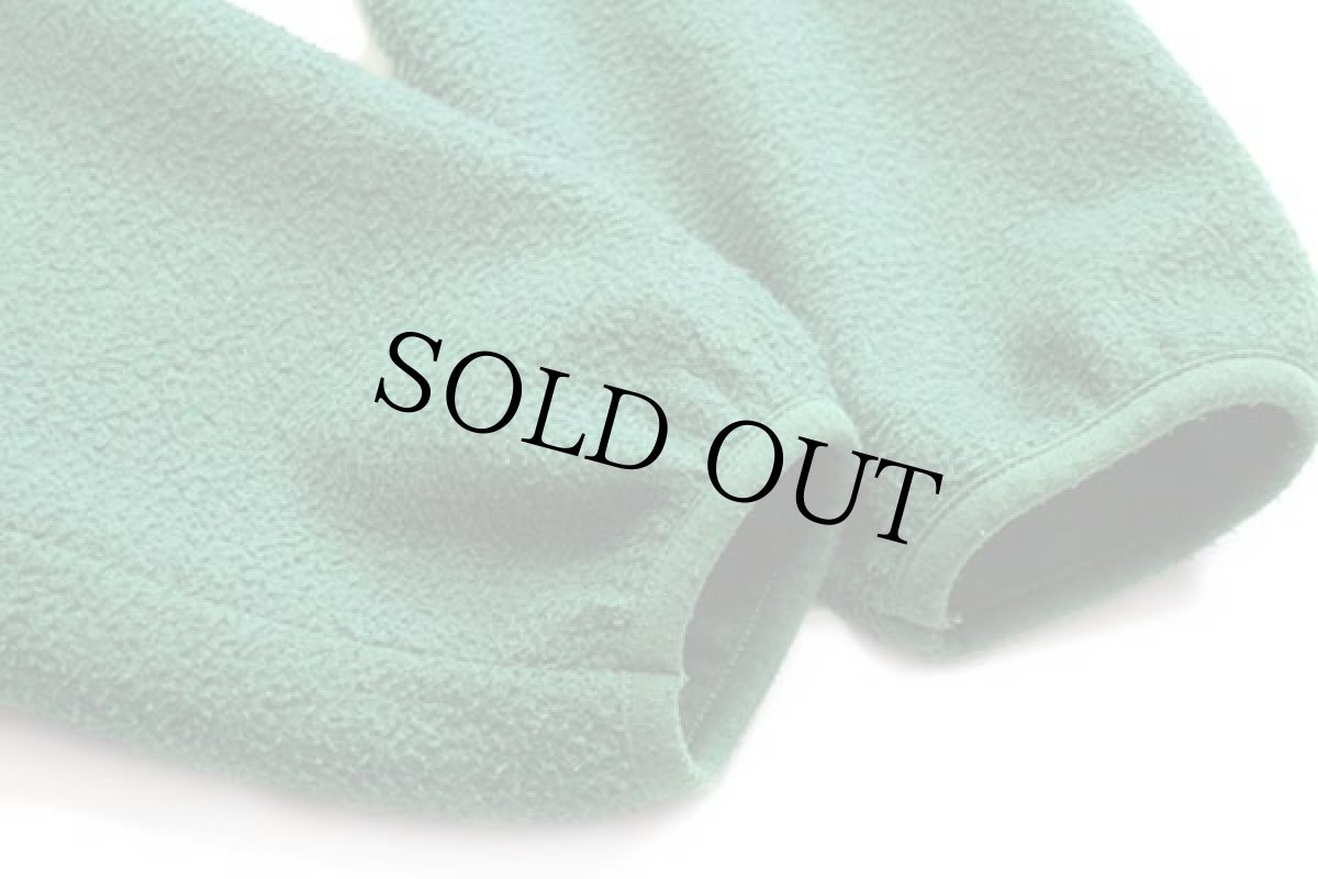 画像6: 90s GAPギャップ ARCTIC LIGHT FLEECE バイカラー ハーフジップ プルオーバー フリース 緑×紫 L (6)