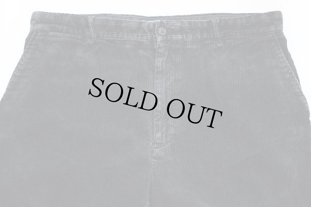 画像4: 90s ポロ ラルフローレン 太畝 コーデュロイパンツ 薄黒 w35 L32 (4)