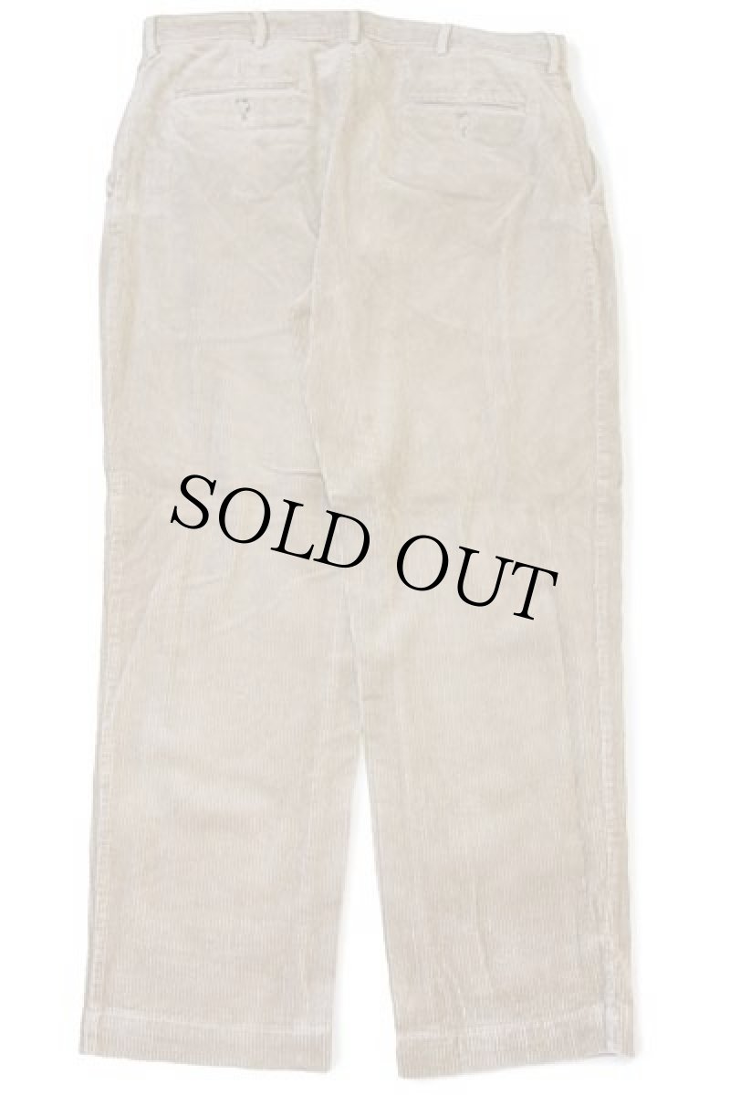 画像3: 00s ポロ ラルフローレン コットン 太畝 コーデュロイパンツ 薄茶 w36 L30 (3)