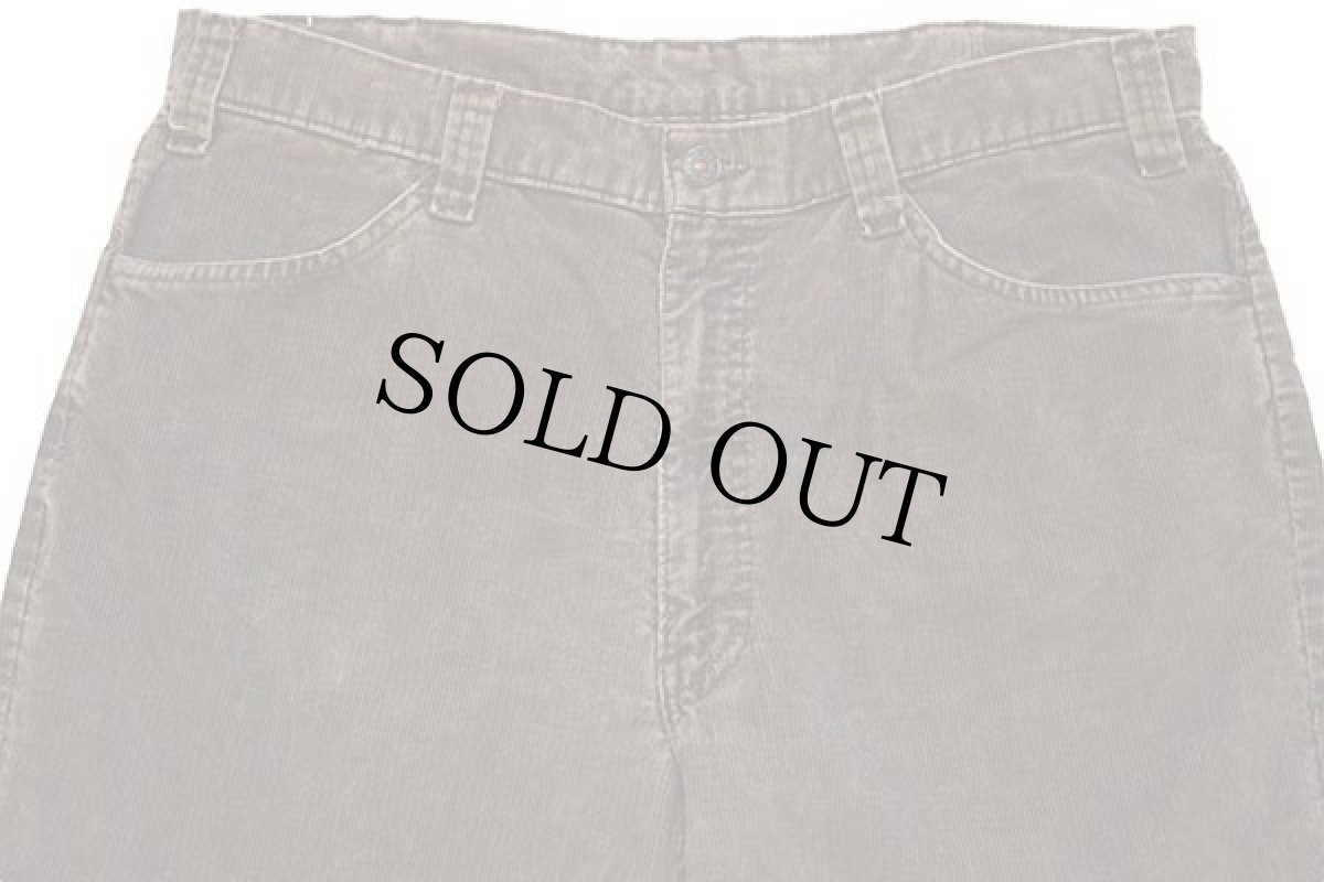 画像4: 70s Levi'sリーバイス 547 コーデュロイパンツ 茶 w36★フレア (4)