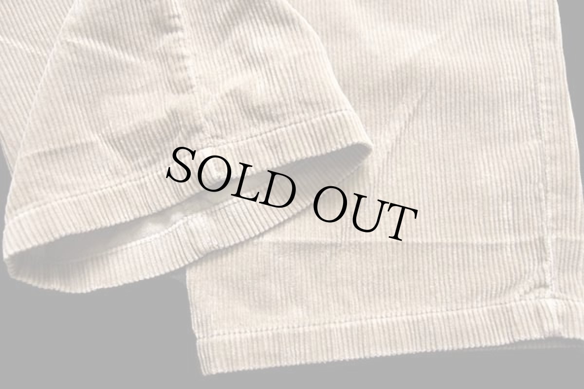 画像7: 90s ポロ ラルフローレン 太畝 コーデュロイ カーゴパンツ ベージュ カスタム w33 (7)