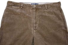 画像4: 90s ポロ ラルフローレン PHILIP PANT コットン コーデュロイパンツ 茶 w36 L32 (4)