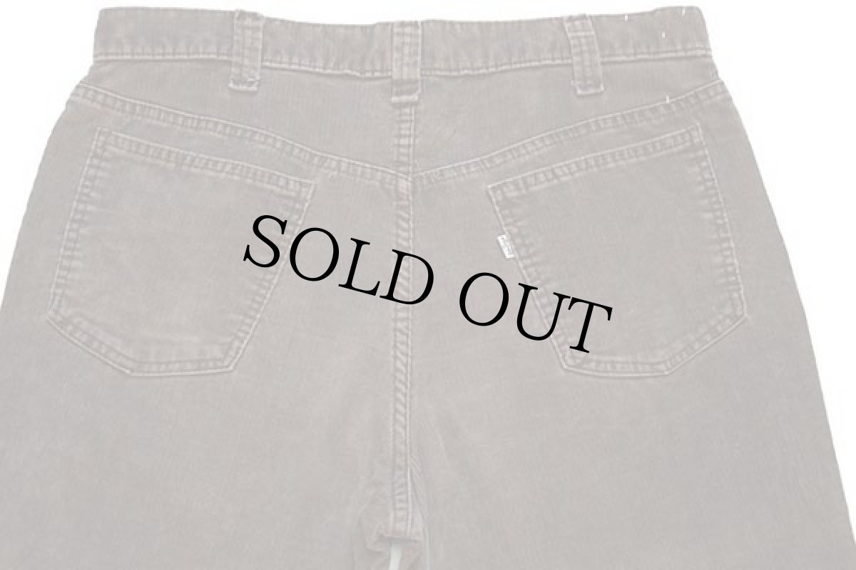 画像5: 70s Levi'sリーバイス 547 コーデュロイパンツ 茶 w36★フレア (5)
