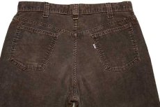 画像5: 70s Levi'sリーバイス 547 コーデュロイパンツ 茶 w36★フレア (5)