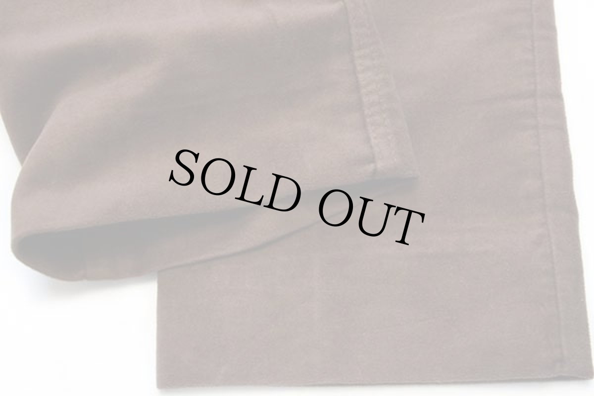 画像8: デッドストック★90s ベルギー製 Wranglerラングラー コットン モールスキンパンツ 茶 w32★ユーロ (8)