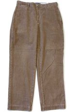 画像2: 90s ポロ ラルフローレン PHILIP PANT コットン コーデュロイパンツ 茶 w36 L32 (2)