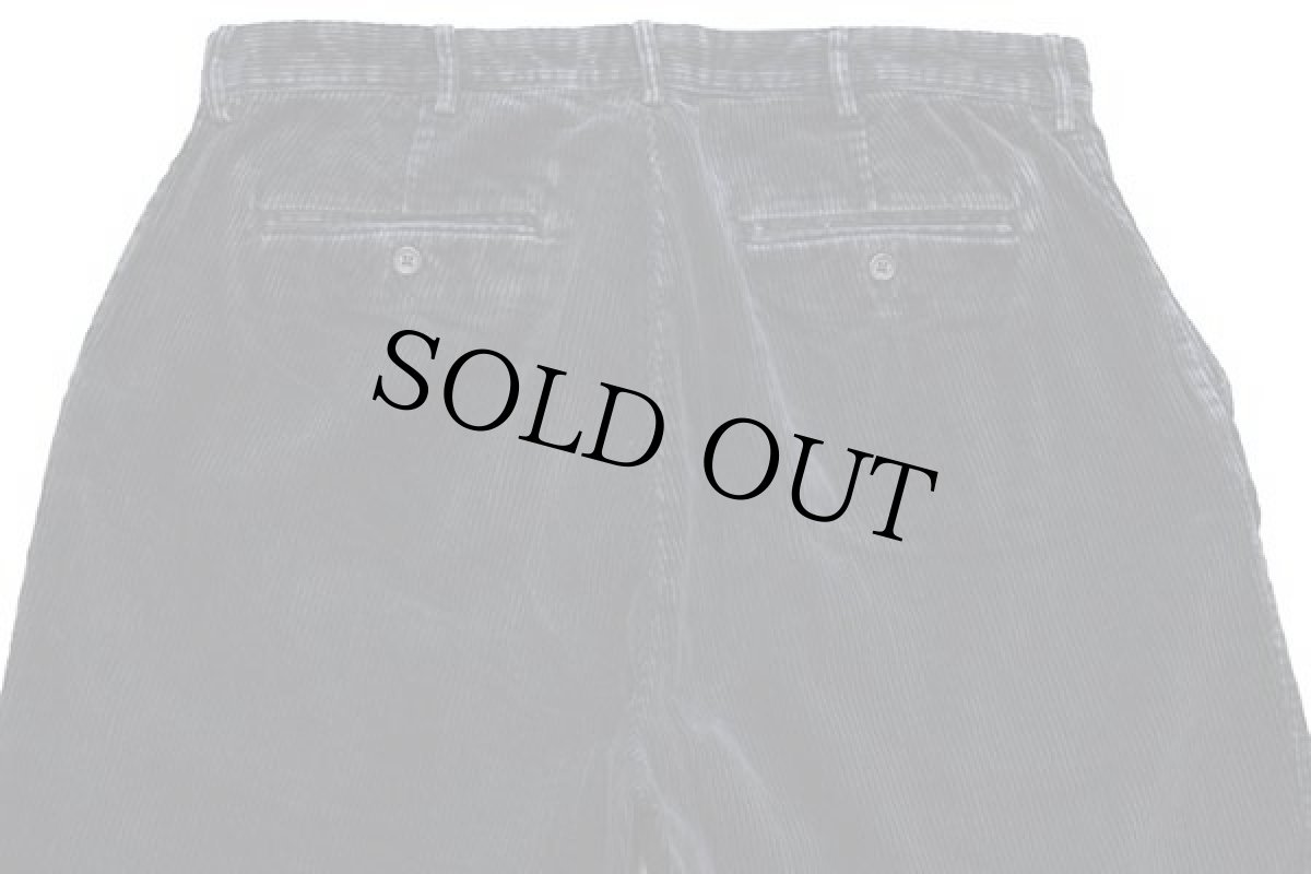 画像5: 90s ポロ ラルフローレン 太畝 コーデュロイパンツ 薄黒 w35 L32 (5)