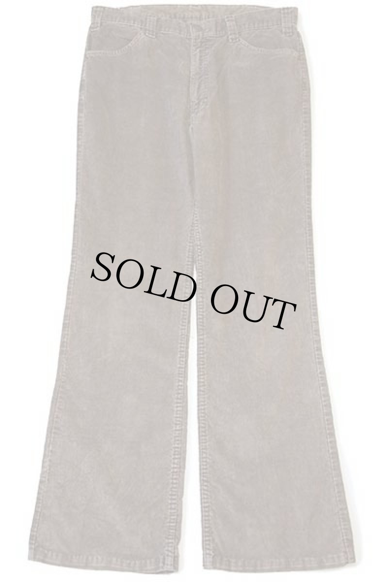 画像2: 70s Levi'sリーバイス 547 コーデュロイパンツ 茶 w36★フレア (2)