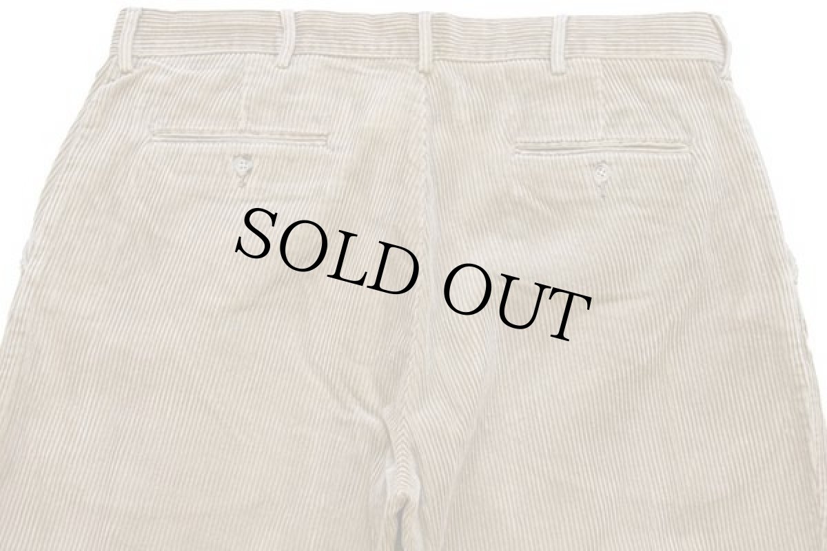 画像5: 00s ポロ ラルフローレン コットン 太畝 コーデュロイパンツ 薄茶 w36 L30 (5)