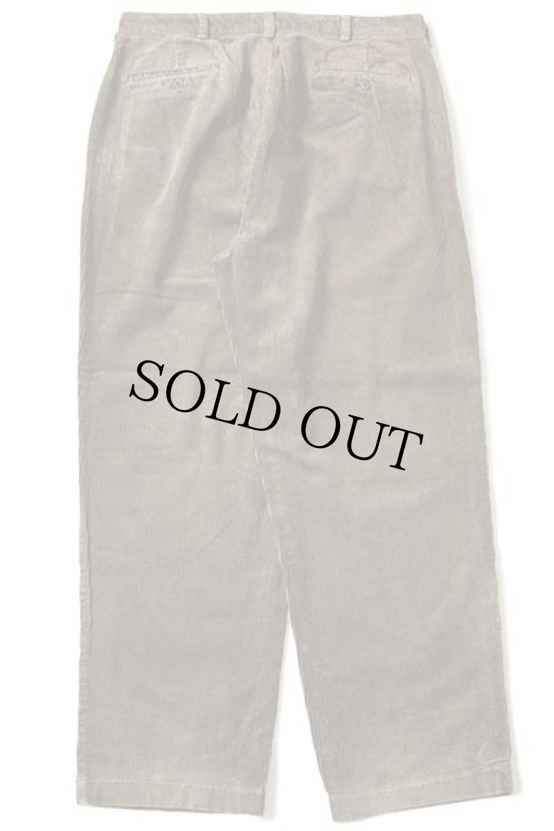 画像3: 90s ポロ ラルフローレン ANDREW PANT ツータック 太畝 コーデュロイパンツ ブラウン w35 L30 (3)