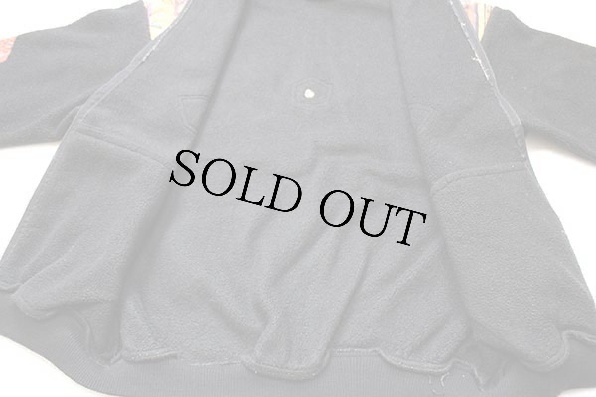 画像6: 90s GRENIX Makalu ネイティブ柄 切り替え POLARTEC フリースジャケット 黒 L (6)