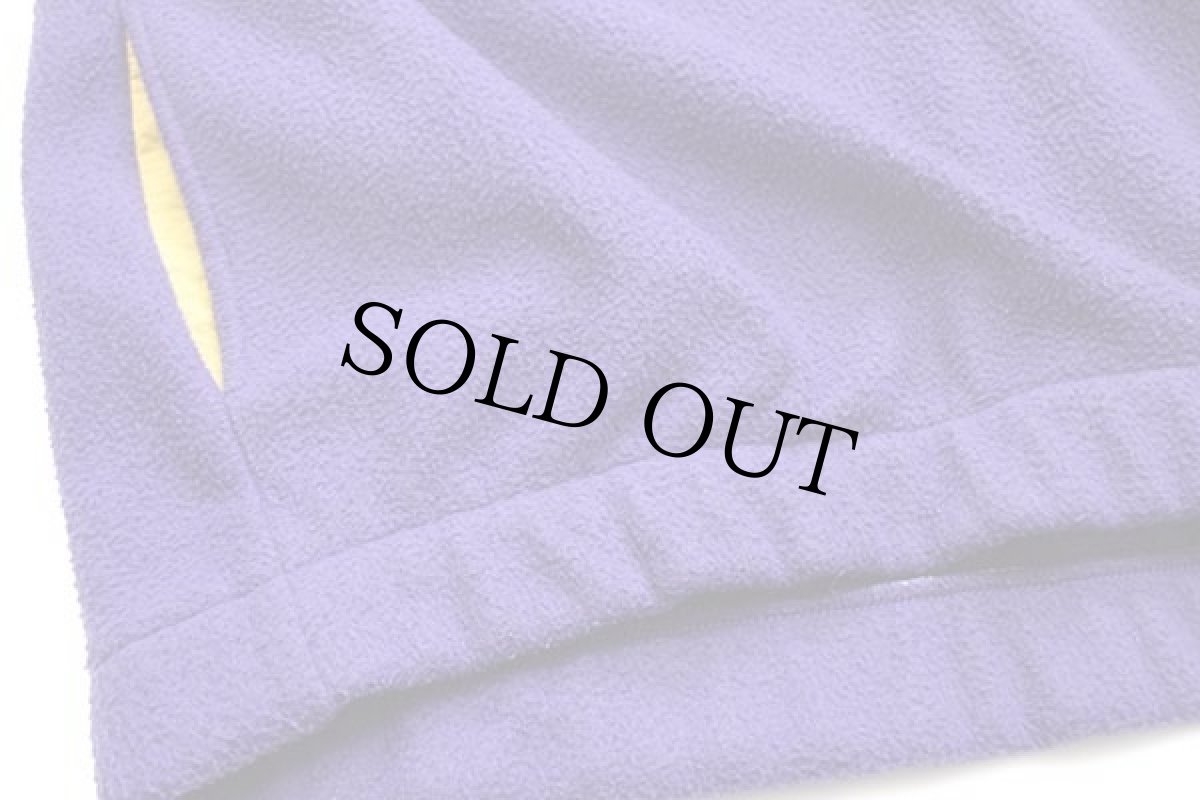 画像5: 90s GAPギャップ ARCTIC LIGHT FLEECE バイカラー ハーフジップ プルオーバー フリース 緑×紫 L (5)