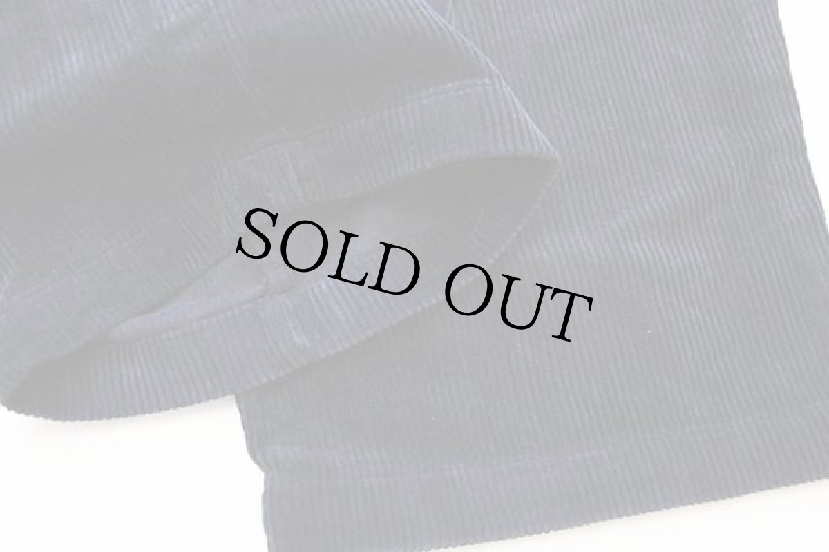 画像7: 90s ポロ ラルフローレン ANDREW PANT ツータック 太畝 コーデュロイパンツ 濃紺 w40 L30 (7)