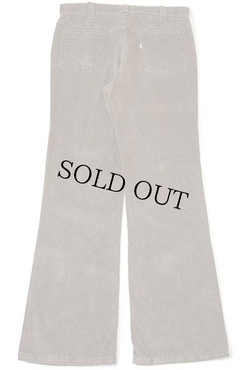 画像3: 70s Levi'sリーバイス 547 コーデュロイパンツ 茶 w36★フレア (3)