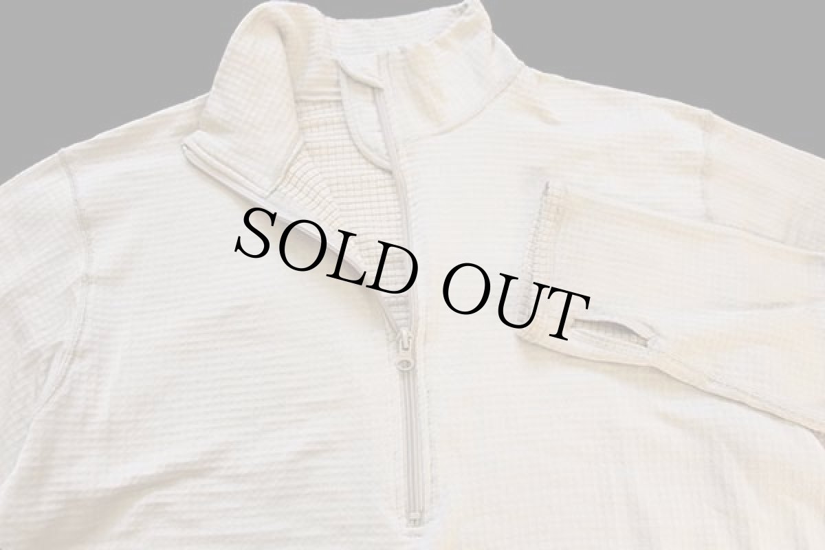 画像3: USA製 米軍 ECWCS GEN3 LEVEL2 POLARTEC グリッドフリースシャツ サンドベージュ L-R (3)