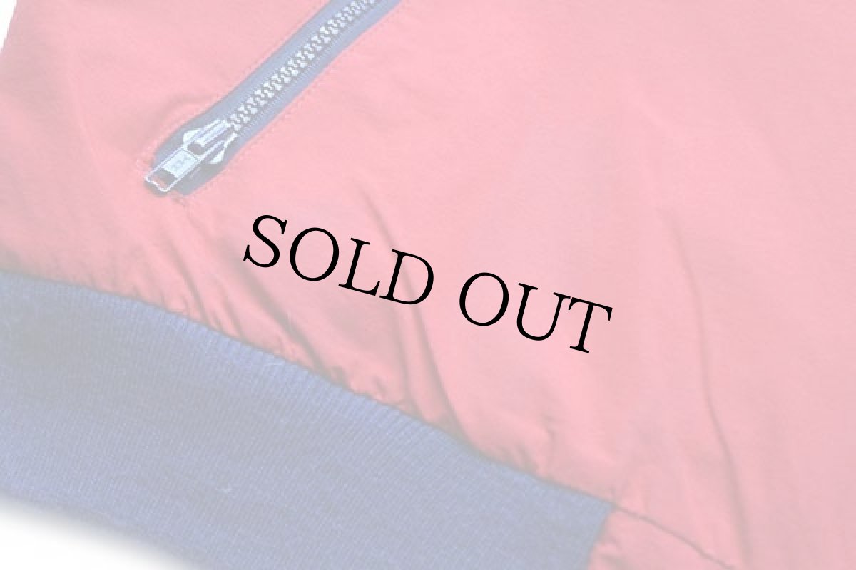 画像6: 80s USA製 Woolrichウールリッチ ロゴ フリースライナー ナイロンジャケット 赤 L (6)