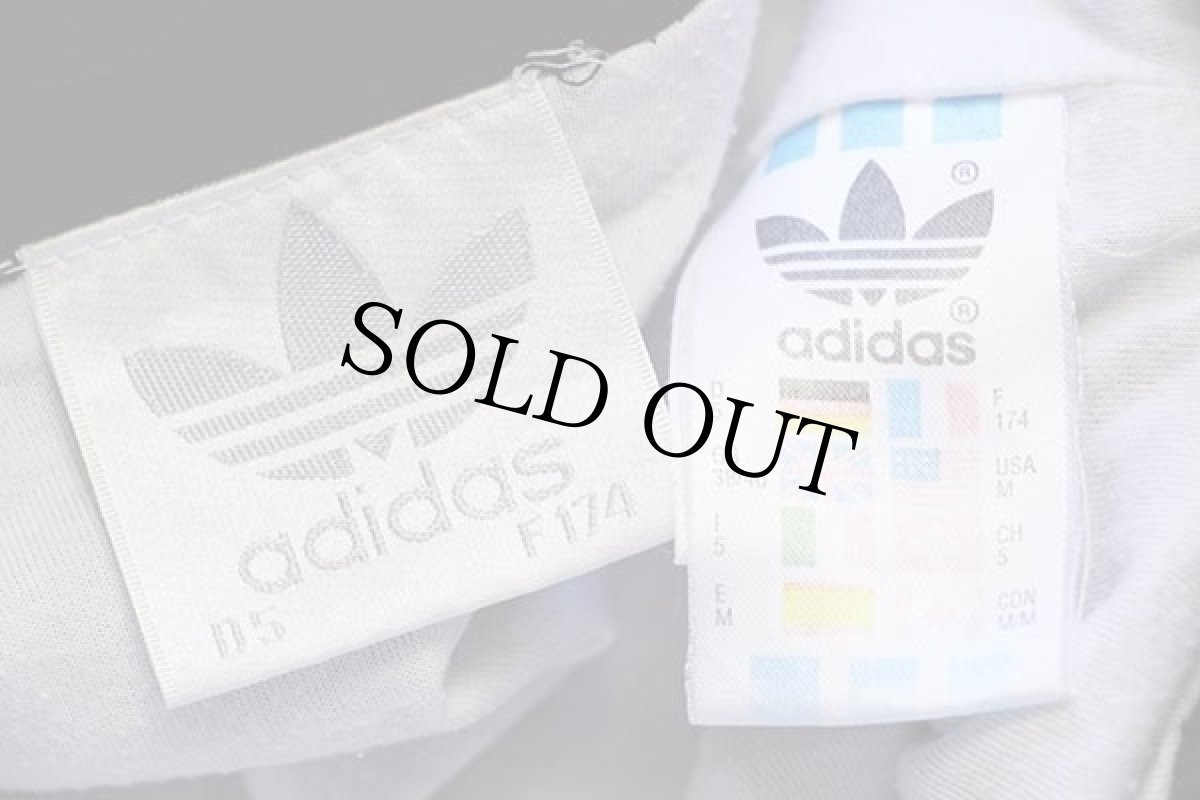 画像4: 90s adidasアディダス トレフォイル ロゴ刺繍 マルチカラー 切り替え ナイロンジャケット 黒 M★G (4)