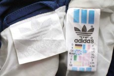 画像4: 90s adidasアディダス ロゴ刺繍 マルチカラー 切り替え 中綿入り ナイロンジャケット XL (4)