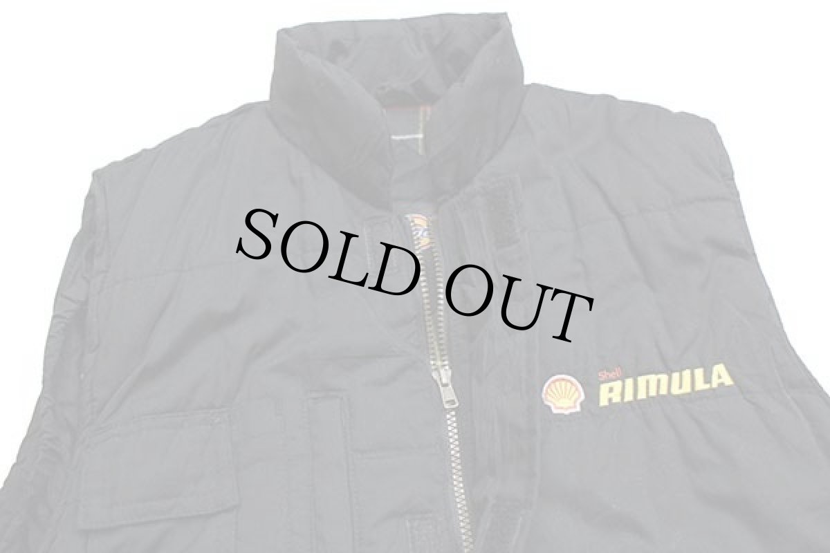 画像3: Dickiesディッキーズ Shellシェル RIMULA ロゴ刺繍 タータンチェック ネルライナー 中綿入り ワークベスト 黒 L (3)