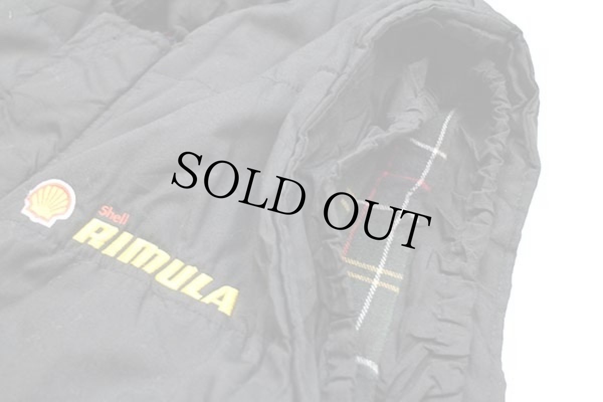 画像6: Dickiesディッキーズ Shellシェル RIMULA ロゴ刺繍 タータンチェック ネルライナー 中綿入り ワークベスト 黒 L (6)