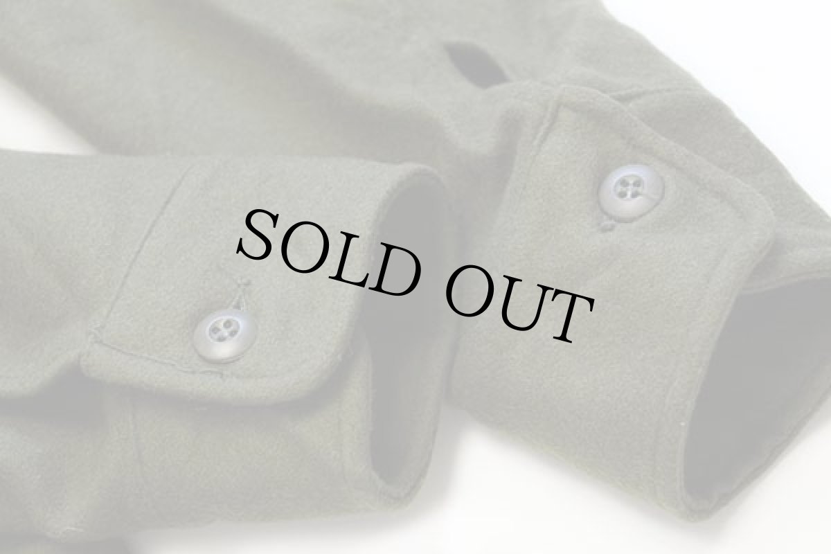 画像5: 70s 米軍 U.S.ARMY ウールシャツ オリーブグリーン S★A (5)