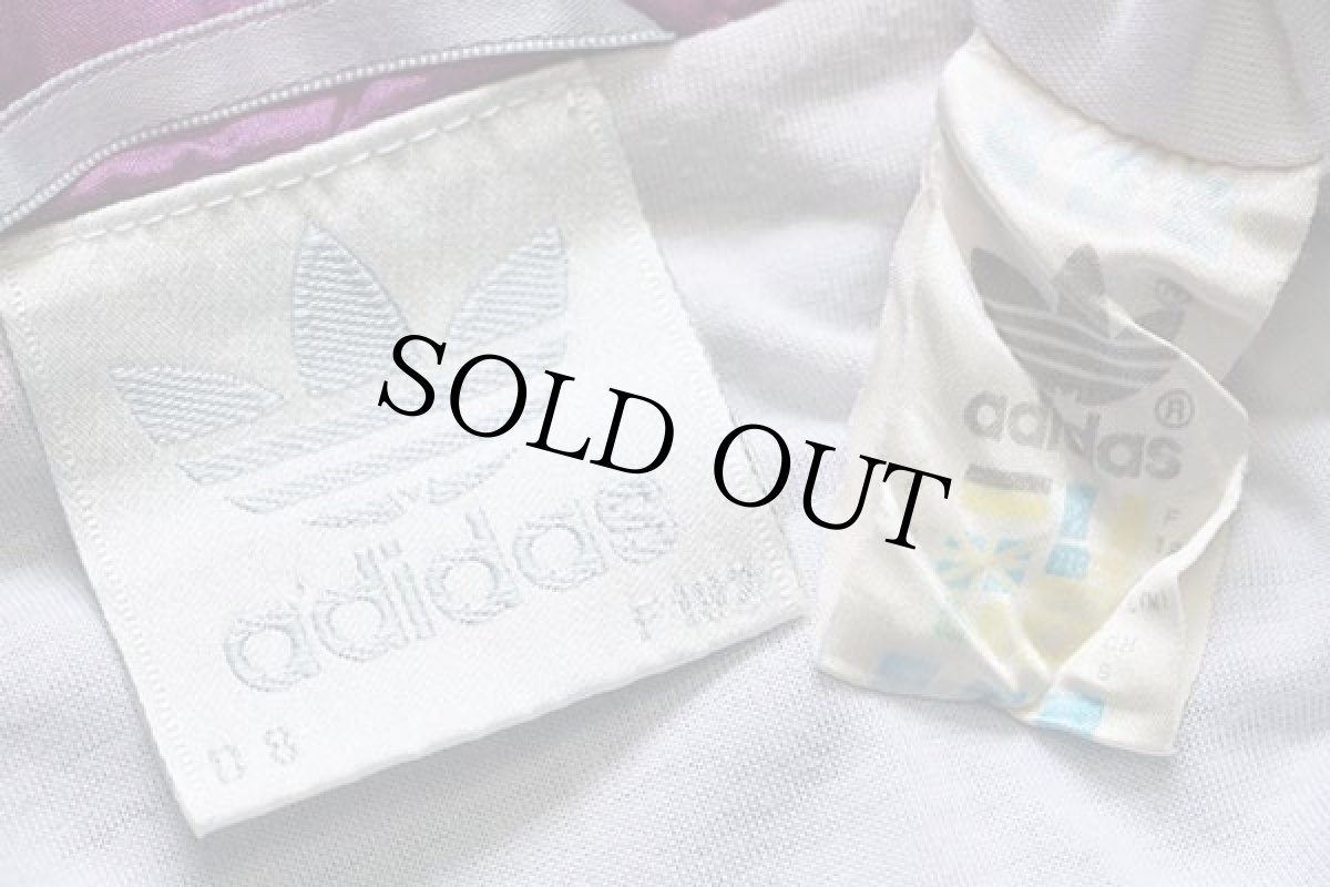 画像4: 90s adidasアディダス トレフォイル ロゴ刺繍 マルチカラー 切り替え ナイロンジャケット XL★D (4)