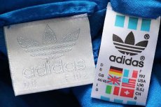 画像4: 90s adidasアディダス トレフォイル ロゴ刺繍 マルチカラー 切り替え ナイロンジャケット XL★E (4)