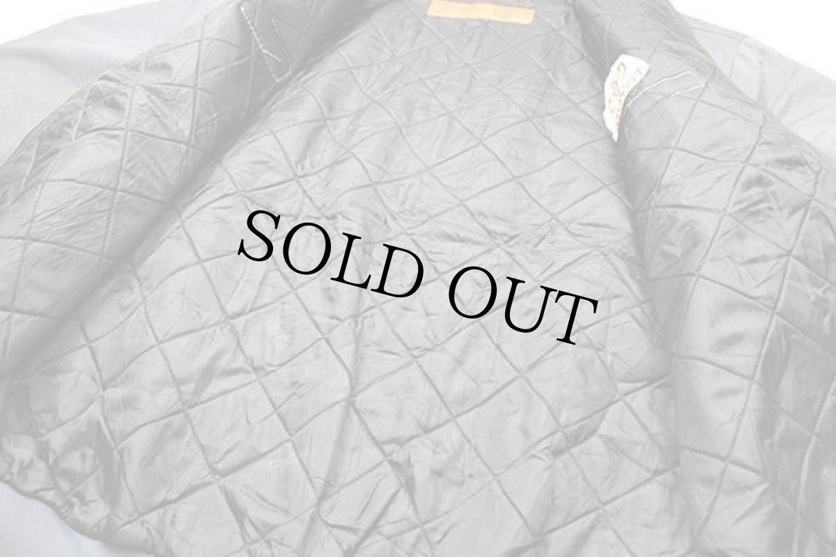 画像5: 00s RED KAPレッドキャップ TOYOTAトヨタ刺繍&ネームパッチ付き キルティングライナー ワークジャケット グレー L-RG (5)