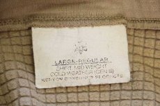 画像4: USA製 米軍 ECWCS GEN3 LEVEL2 POLARTEC グリッドフリースシャツ サンドベージュ L-R (4)