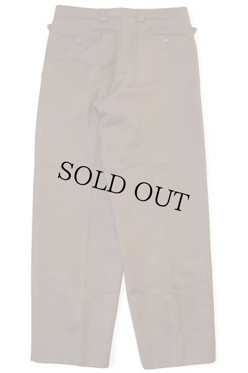 画像3: 80s イタリア製 Lessona ツータック スラックス ウィップコード ウールパンツ 茶×玉虫色 50 (3)