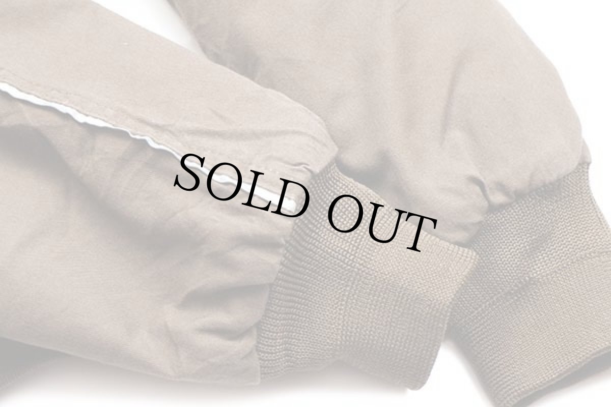 画像6: TWINHILL UPS フェルトプリント キルティングライナー ハーフジップ プルオーバー ワークジャケット 茶 XL (6)