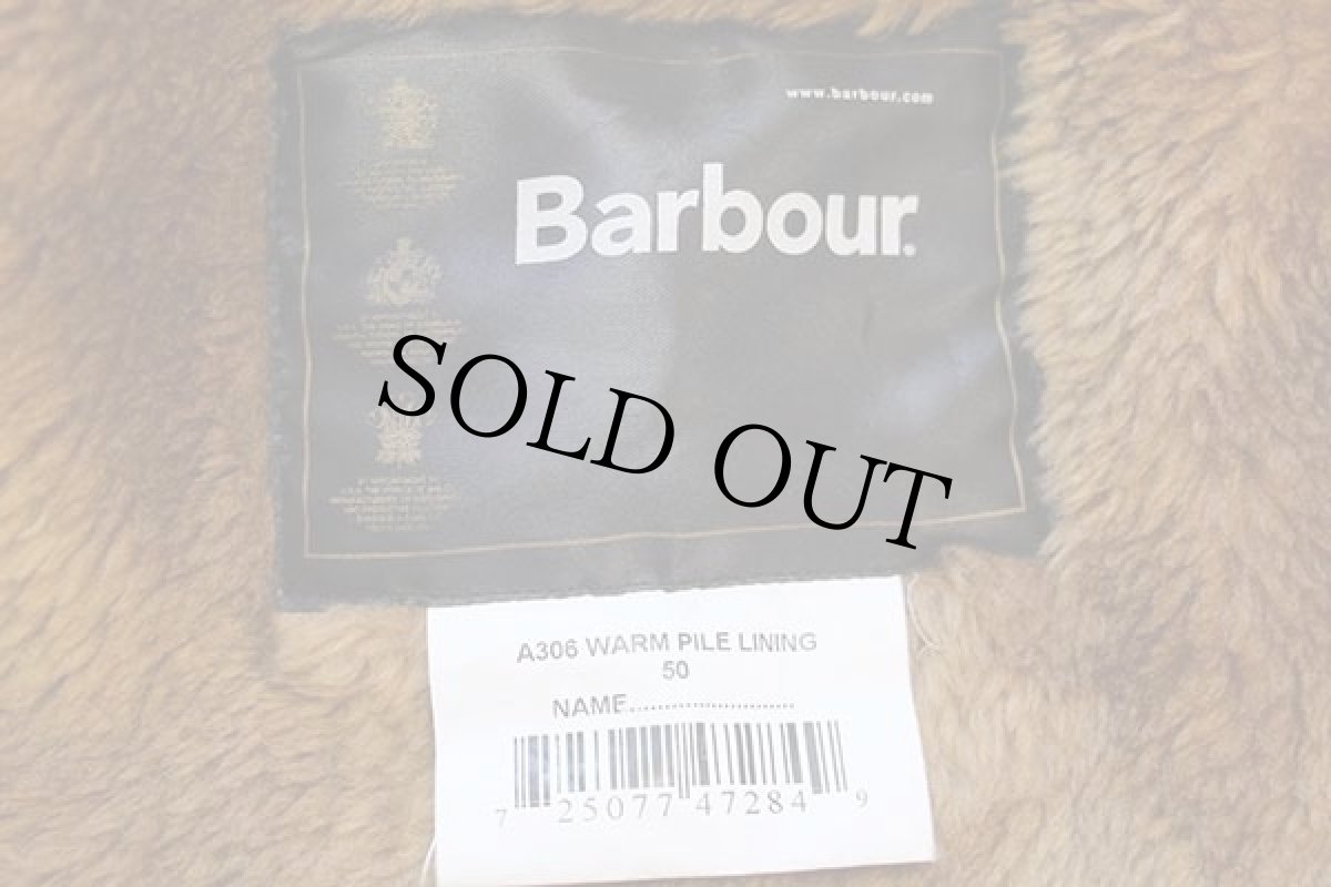 画像3: Barbourバブアー A306 パイルライナー ボア ベスト フロントジップ ブラウン 50 (3)