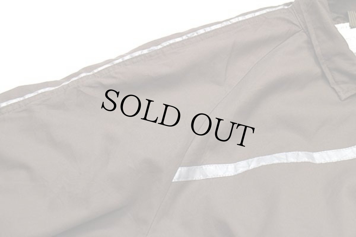 画像5: TWINHILL UPS フェルトプリント キルティングライナー ハーフジップ プルオーバー ワークジャケット 茶 XL (5)