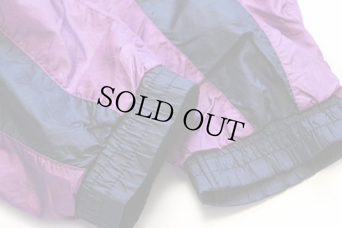 画像6: 90s adidasアディダス トレフォイル ロゴ刺繍 マルチカラー 切り替え ナイロンジャケット L★B (6)