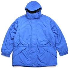 画像1: L.L.Bean Thinsulate 中綿入り ナイロン マウンテンパーカー 青 XL (1)