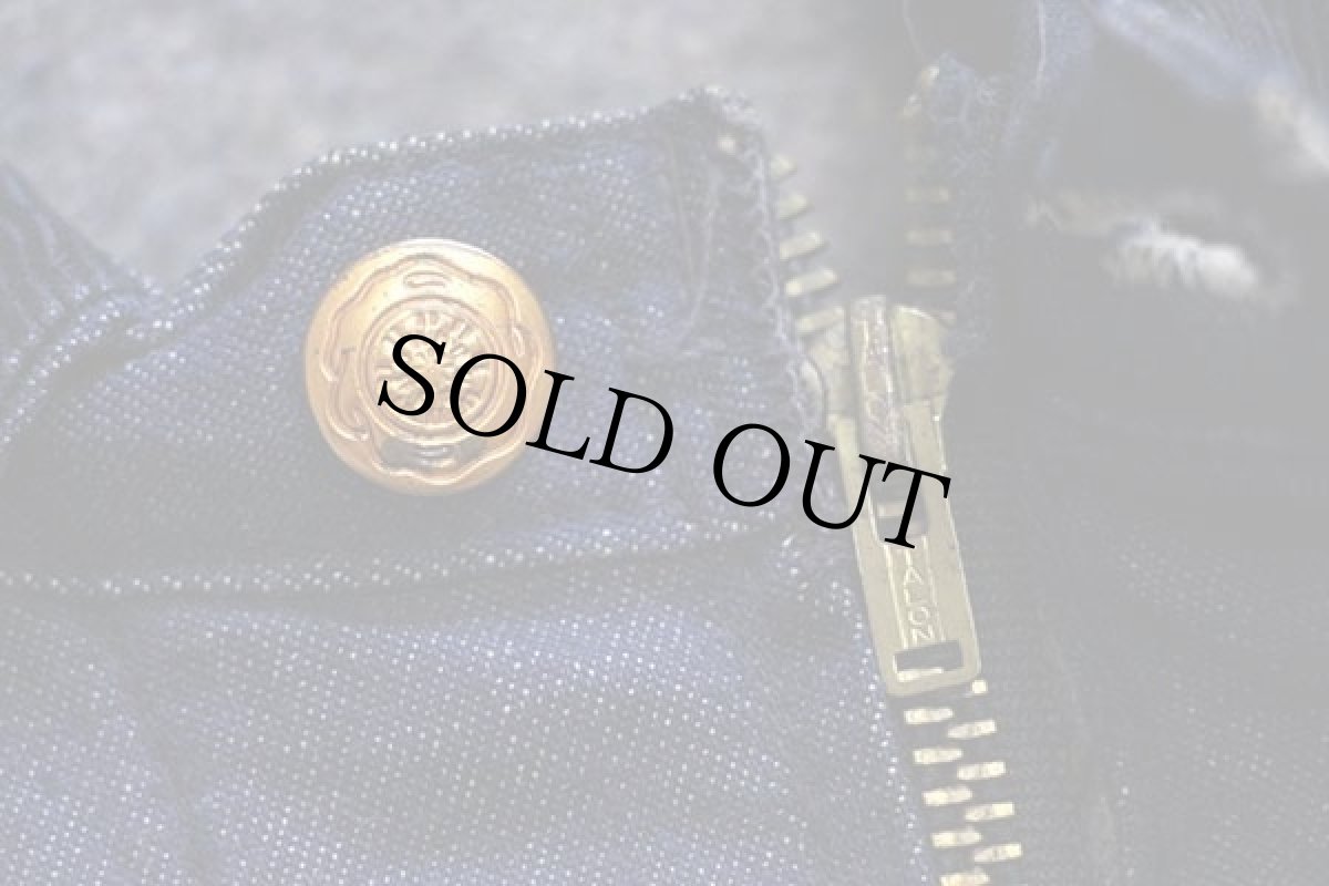 画像4: 70s UNKNOWN ブランケットライナー バットダイ デニム カバーオール カスタム (4)