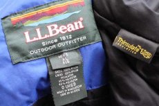 画像4: L.L.Bean Thinsulate 中綿入り ナイロン マウンテンパーカー 青 XL (4)