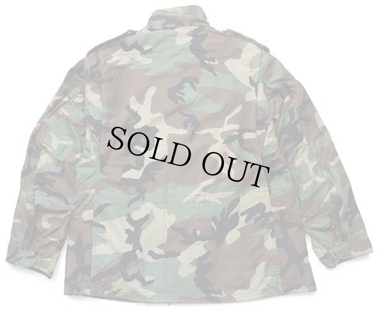 画像2: 80s Cabela'sカベラス別注 ウッドランドカモ M-65 フィールドジャケット キルティングライナー付き L-R (2)