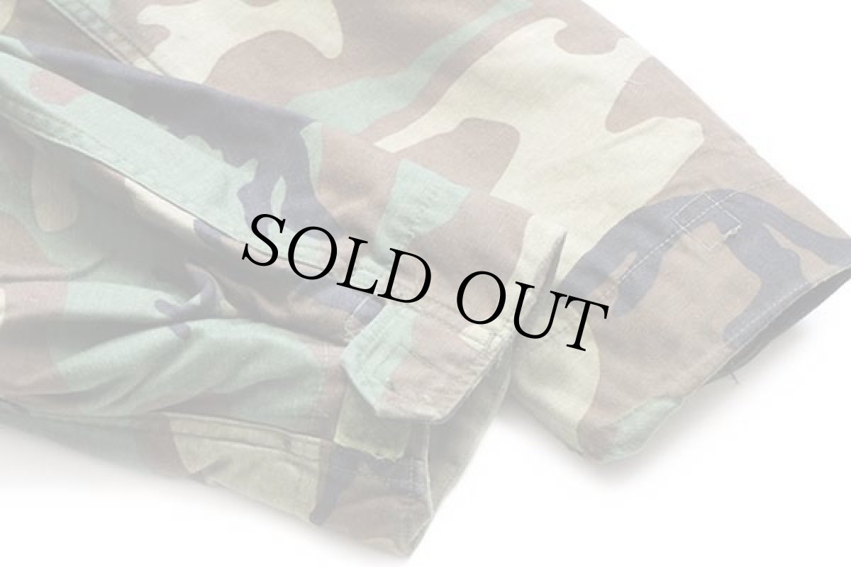 画像7: 80s Cabela'sカベラス別注 ウッドランドカモ M-65 フィールドジャケット キルティングライナー付き L-R (7)