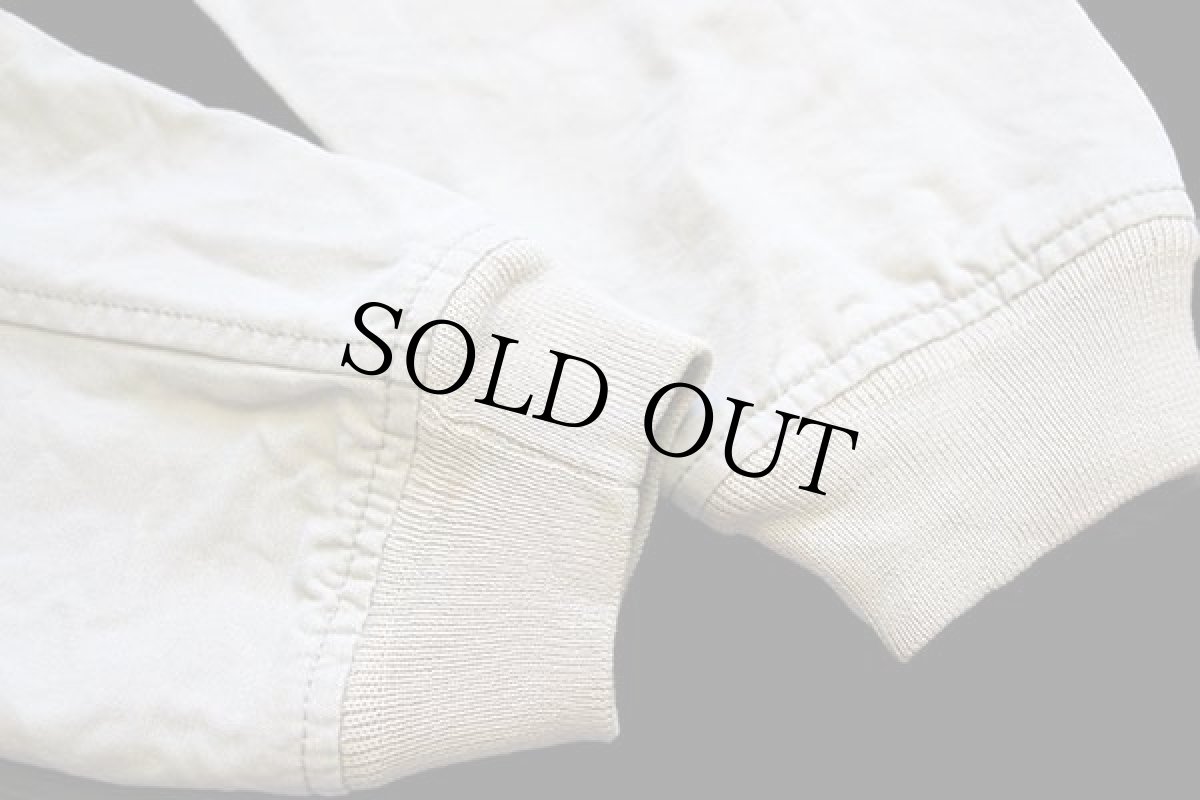 画像7: イタリア製 Fay ハイネック コットン キャンバス ファイヤーマンジャケット ベージュ XL (7)