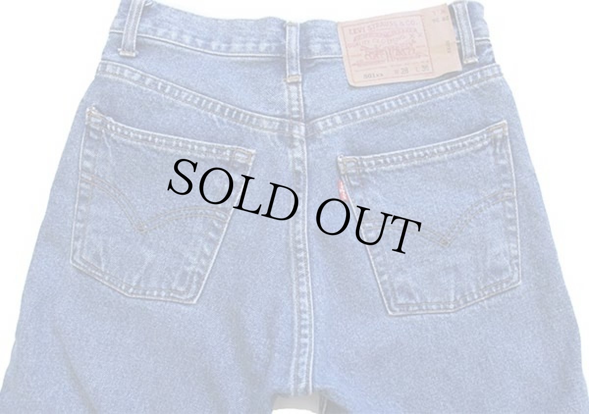画像5: 90s USA製 Levi'sリーバイス 501 デニムパンツ w28 L36 (5)