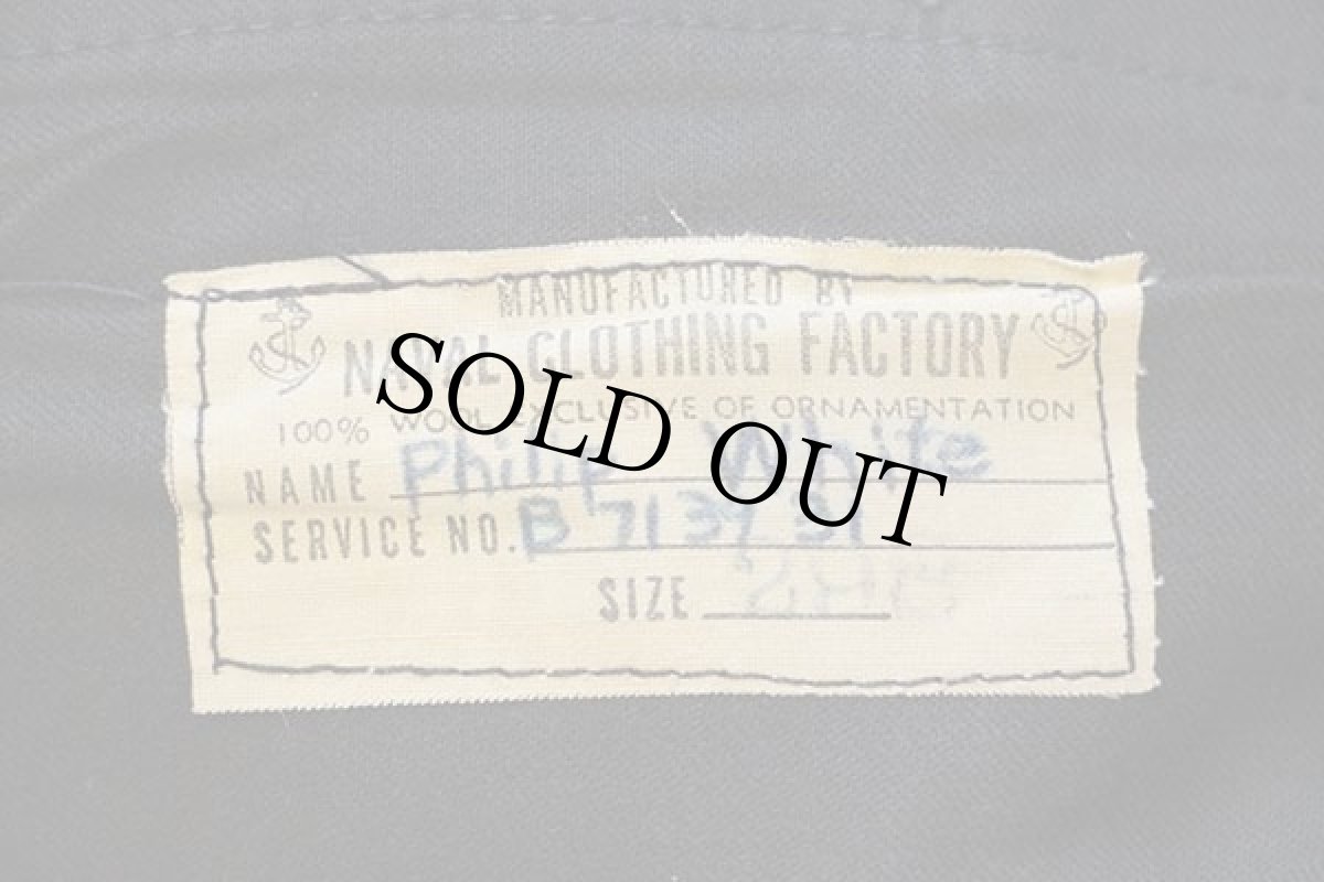 画像6: 50s 米軍 U.S.NAVY NAVAL フレア メルトン ウール セーラーパンツ カスタム 濃紺 29S (6)